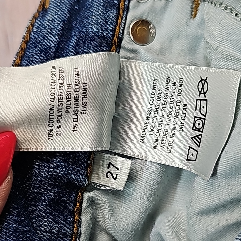 NEW HUDSON NATALIE SUPER SKINNY DISTRESSED 5 POCKET DENIM BLUE JEANS - Picture 13 of 14